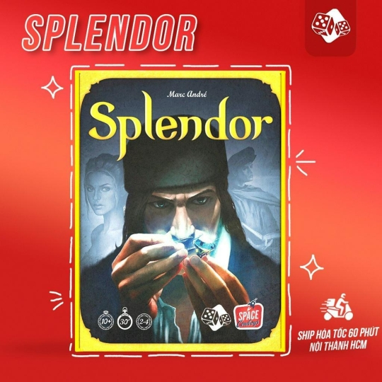 Bài Board Game Splendor Chip giấy Cứng việt hóa 100% Độc Đáo