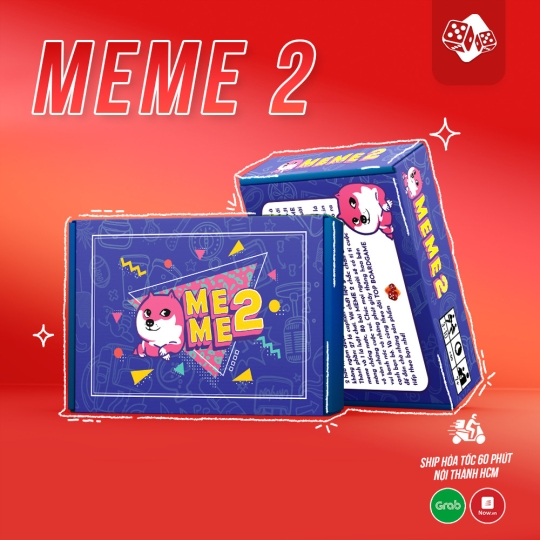 Bài MEME 78 lá CAO CẤP giấy cứng chống nước TOP BOARDGAME